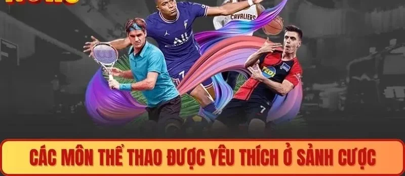 Các môn thể thao được yêu thích ở sảnh cược
